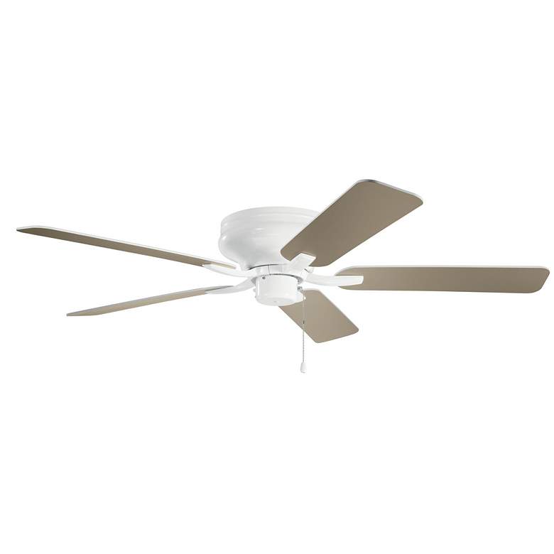 Image 2 52 inch Kichler Basics Pro Legacy White Finish Indoor Fan with Pull Chain more views