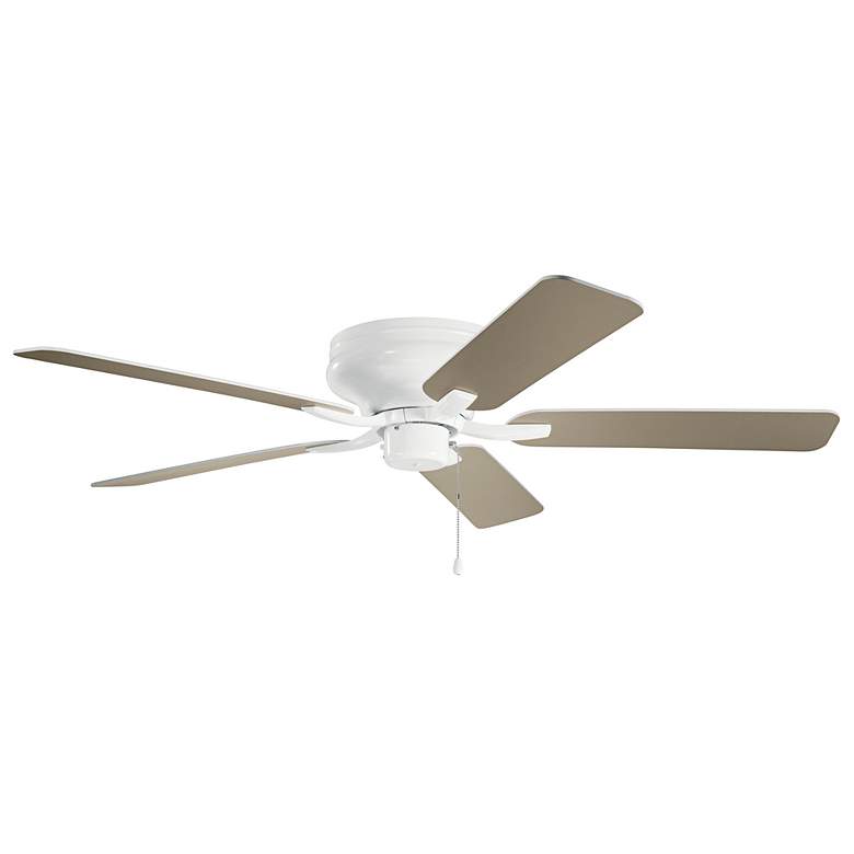 Image 3 52" Kichler Basics Pro Legacy White Finish Indoor Fan with Pull Chain more views