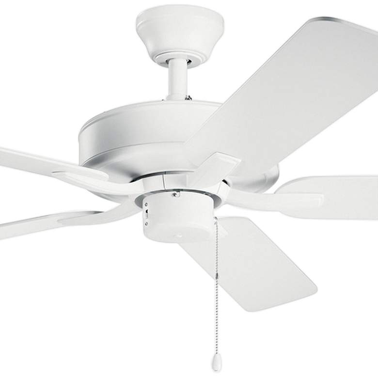 Image 2 52 inch Kichler Basics Pro Matte White Ceiling Fan more views