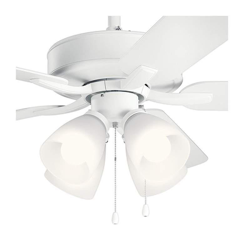 Image 2 52 inch Kichler Basics Pro Premier Matte White LED Ceiling Fan more views