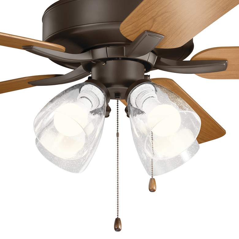 Image 3 52" Kichler Basics Pro Premier Satin Bronze LED Ceiling Fan more views