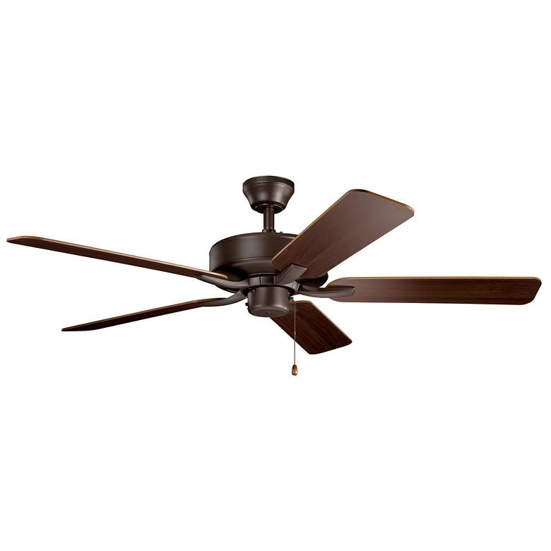 Image 1 52 inch Kichler Basics Pro Satin Natural Bronze Ceiling Fan