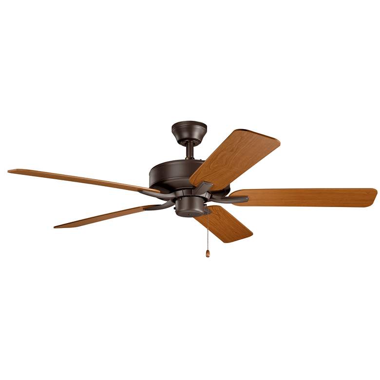 Image 2 52" Kichler Basics Pro Satin Natural Bronze Ceiling Fan more views