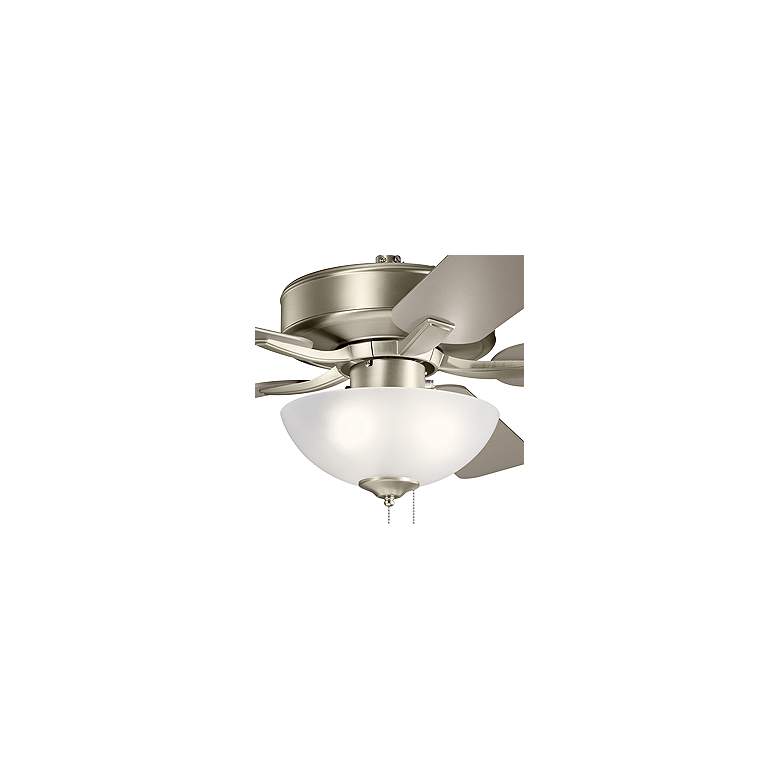 Image 3 52" Kichler Basics Pro Select Brushed Nickel Fan with Pull Chain more views