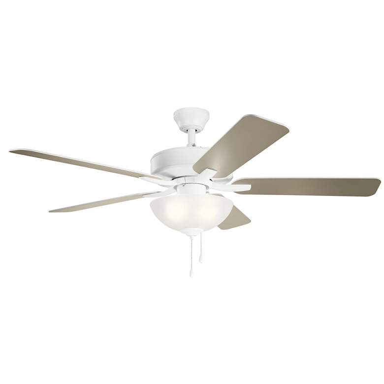 Image 2 52" Kichler Basics Pro Select Matte White LED Ceiling Fan more views