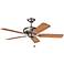 52" Kichler Bentzen Antique Pewter Ceiling Fan