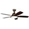 52" Kichler Cameron Copper LED Outdoor Ceiling Fan with Remote