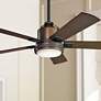 52" Kichler Colerne Auburn Finish LED Ceiling Fan with Wall Control