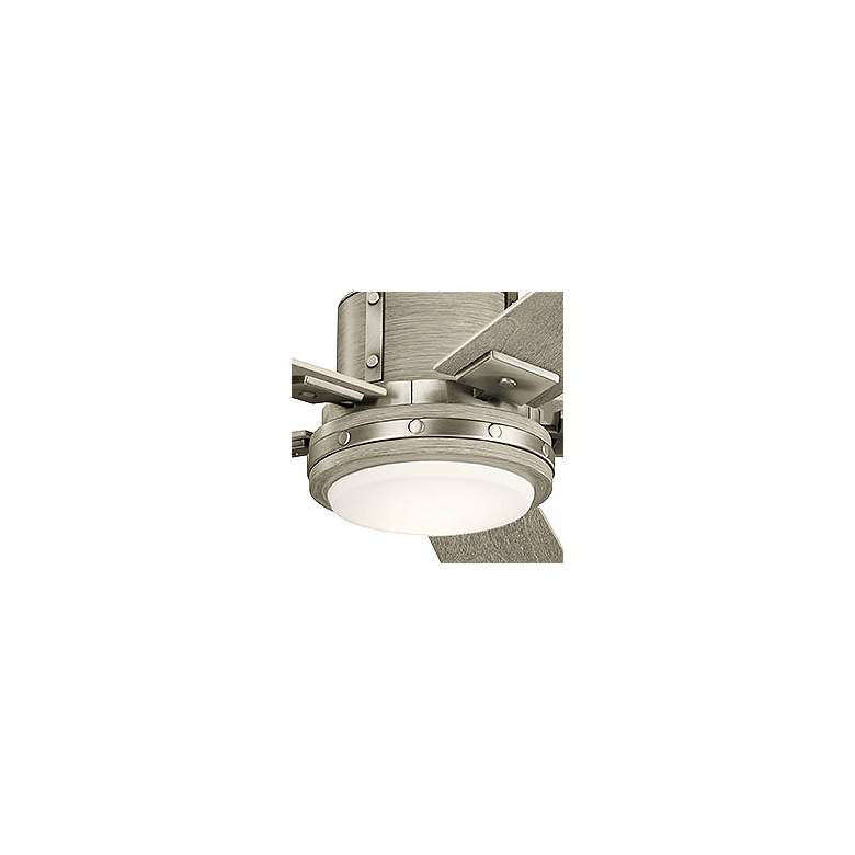 Image 3 52" Kichler Colerne Brushed Nickel LED Ceiling Fan with Wall Control more views