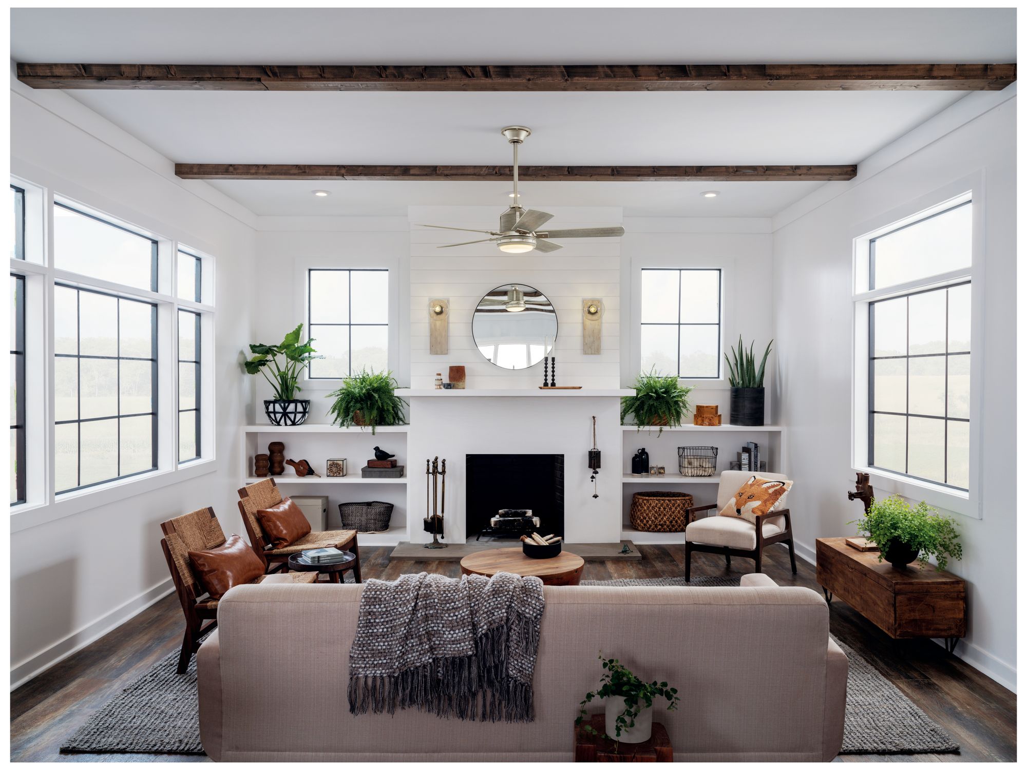 Image 5 52" Kichler Colerne Brushed Nickel LED Ceiling Fan with Wall Control more views