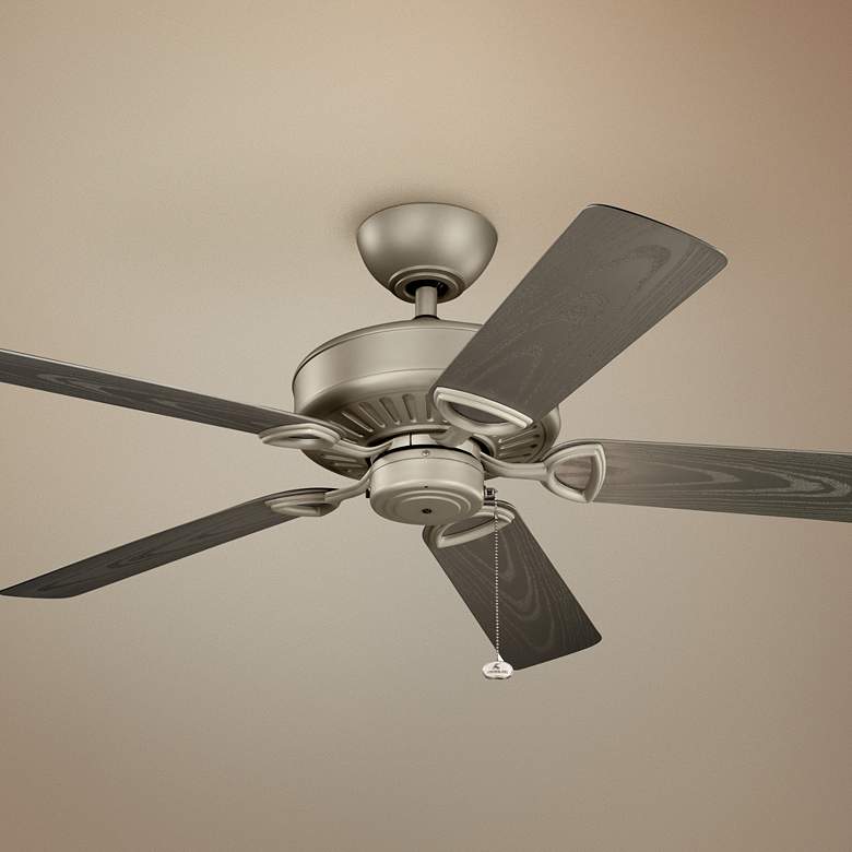 Image 1 52" Kichler Enduro Climates Silver Outdoor Ceiling Fan