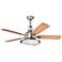 52" Kichler Kittery Point Antique Pewter Finish Ceiling Fan