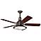 52" Kichler Kittery Point Olde Bronze Ceiling Fan