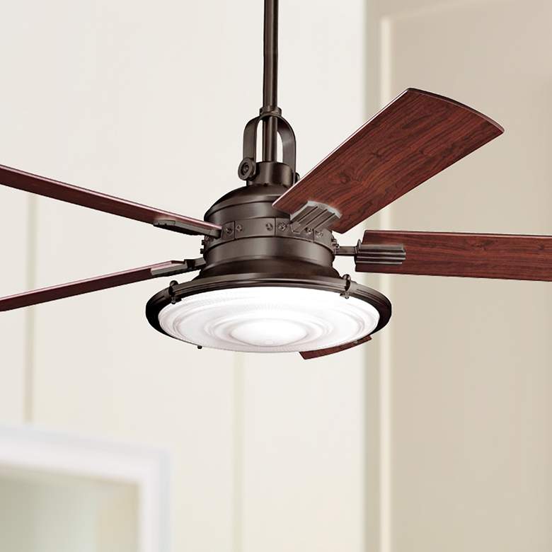 Image 1 52" Kichler Kittery Point Olde Bronze Ceiling Fan