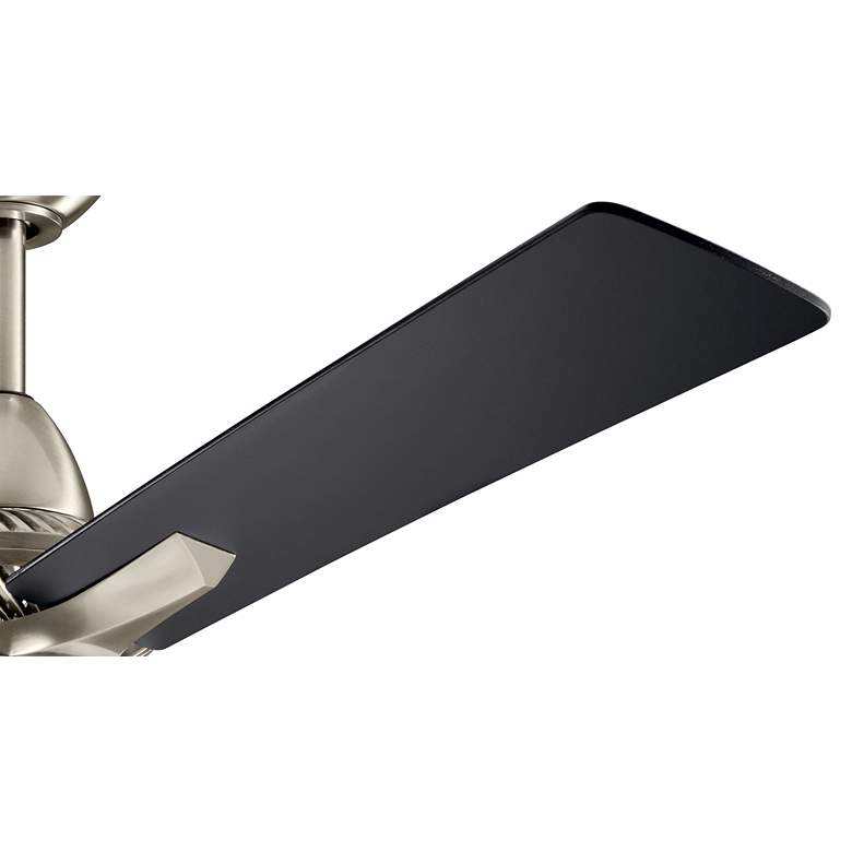 Image 4 52" Kichler Kosmus Brushed Stainless Steel LED Ceiling Fan with Remote more views