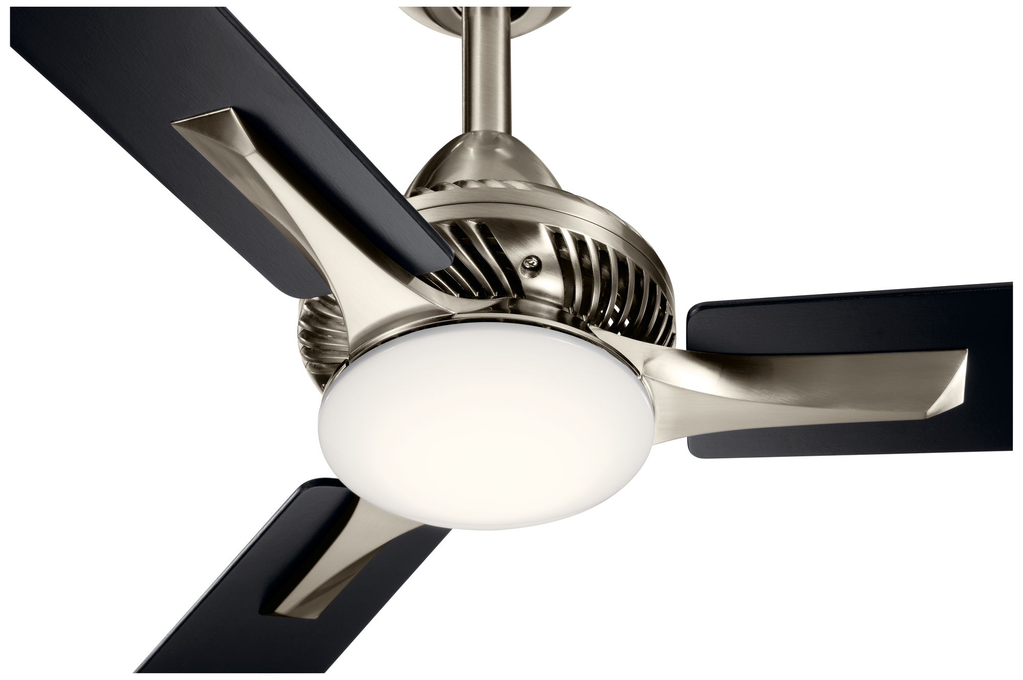 Image 6 52" Kichler Kosmus Brushed Stainless Steel LED Ceiling Fan with Remote more views