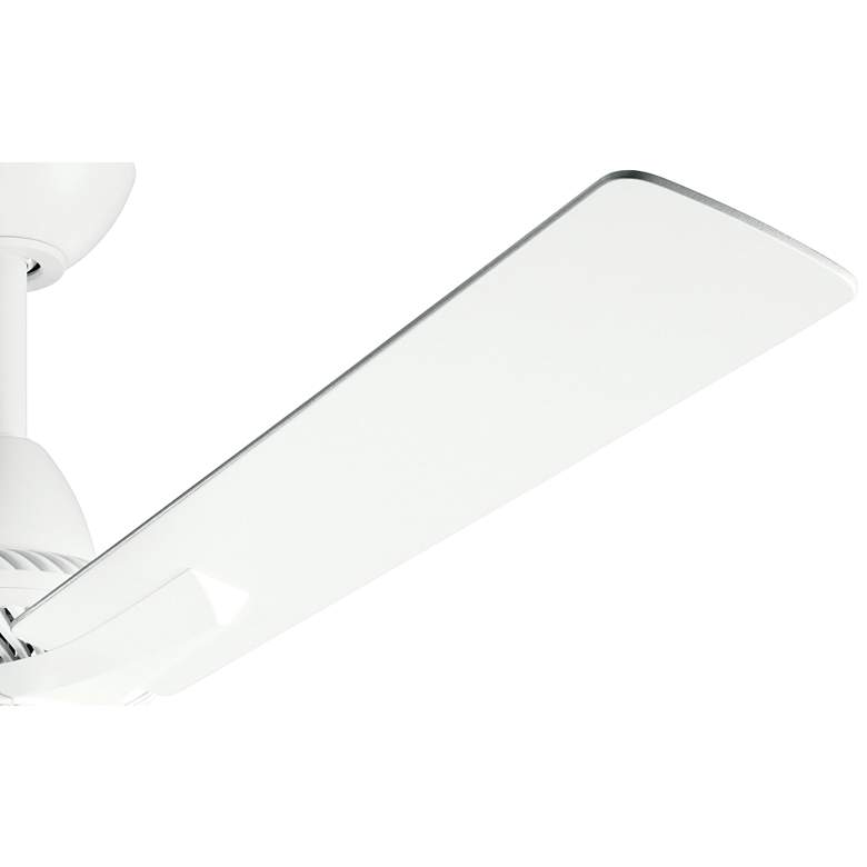 Image 4 52" Kichler Kosmus Matte White LED Ceiling Fan with Remote more views