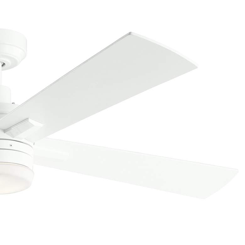Image 6 52" Kichler Lija White LED Ceiling Fan more views