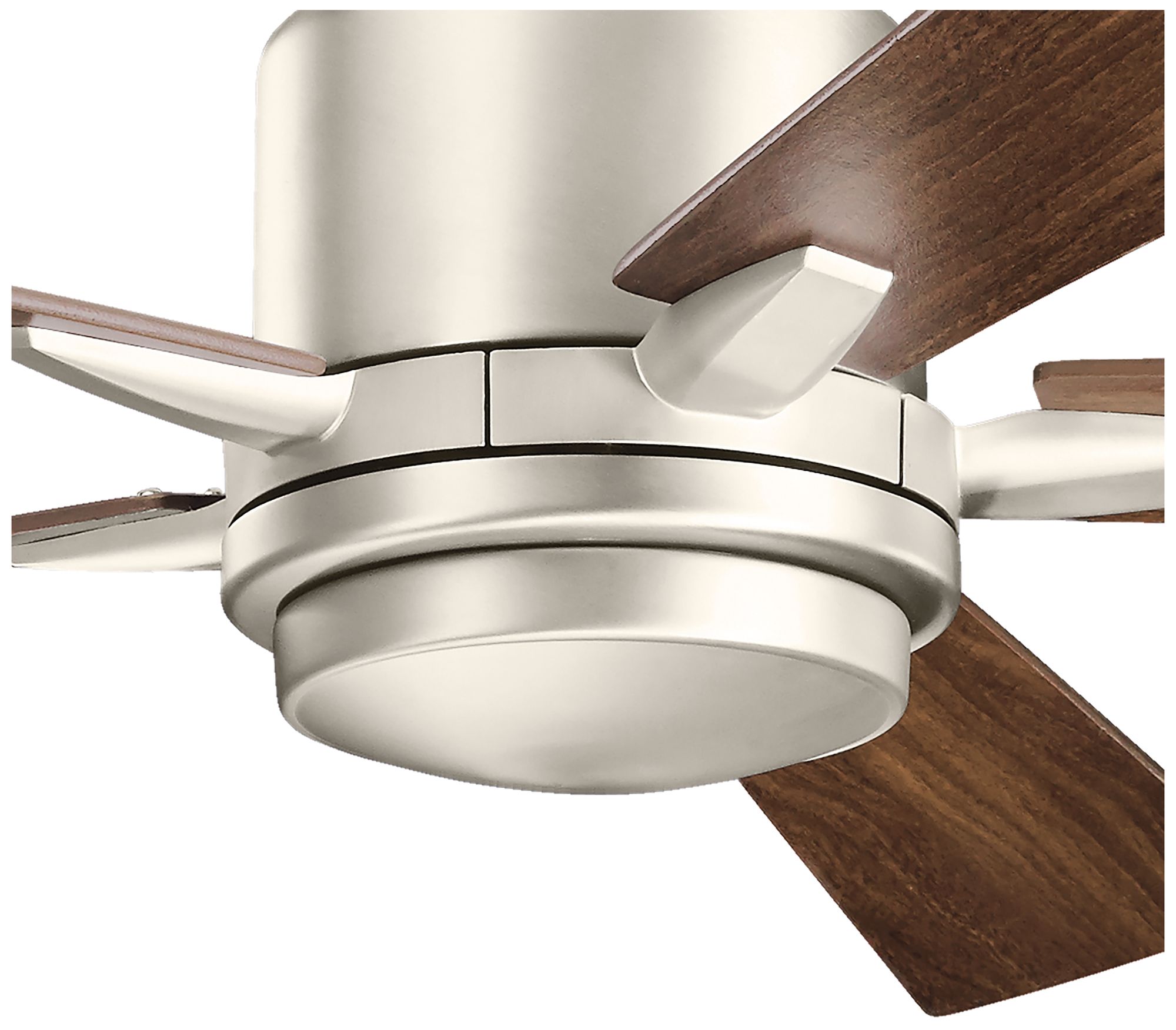 52" Kichler Lucian Brushed Nickel LED Ceiling Fan with Wall Control