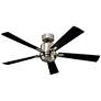 52" Kichler Lucian Polished Nickel LED Ceiling Fan with Wall Control