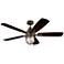 52" Kichler Lydra Olde Bronze Damp Rated LED Ceiling Fan with Remote