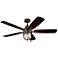 52" Kichler Lydra Olde Bronze Damp Rated LED Ceiling Fan with Remote