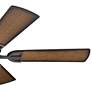 6_52" Kichler Lyndon Black LED Outdoor Ceiling Fan with Wall Control more views