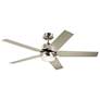 Thumbnail3 of 52" Kichler Maeve Brushed Stainless Steel LED Ceiling Fan