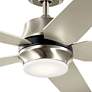 Thumbnail4 of 52" Kichler Maeve Brushed Stainless Steel LED Ceiling Fan more views