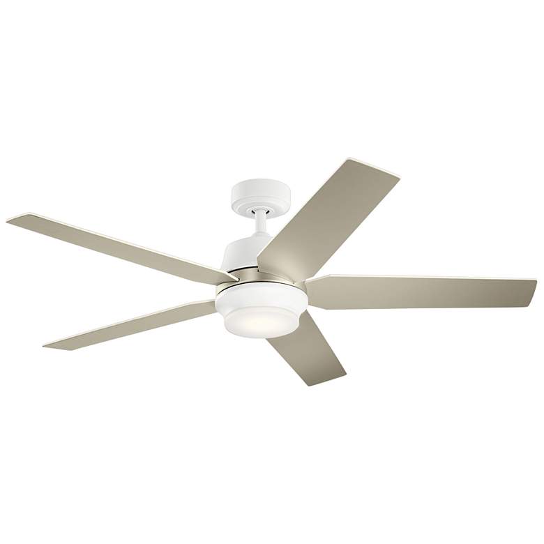 Image 4 52 inch Kichler Maeve Matte White LED Ceiling Fan with Remote more views