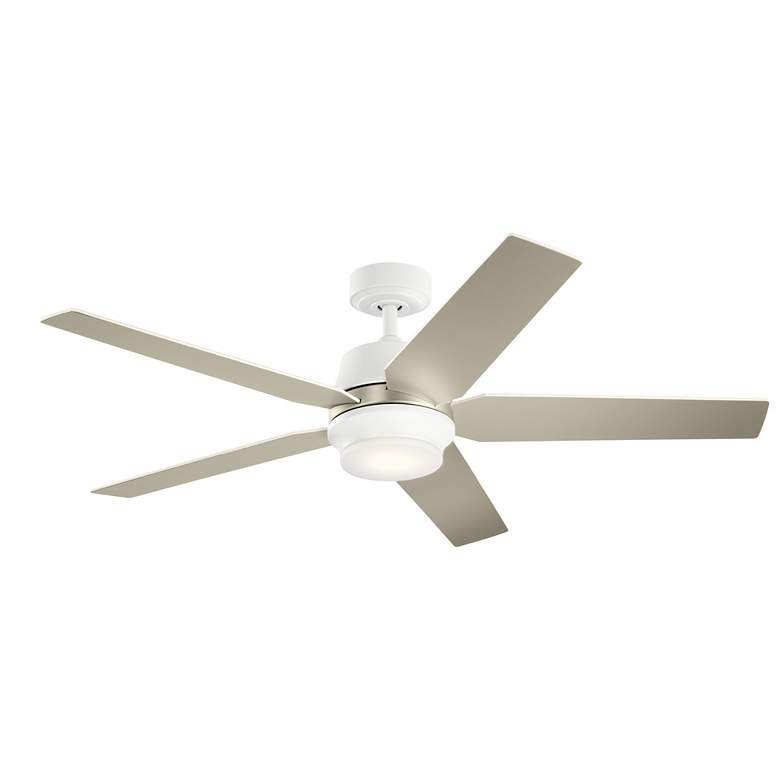 Image 7 52 inch Kichler Maeve Matte White LED Ceiling Fan with Remote more views