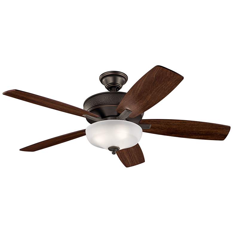 Image 2 52 inch Kichler Monarch II Olde Bronze LED Ceiling Fan with Remote