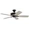 52" Kichler Monarch II Patio Weathered Zinc Ceiling Fan with Remote