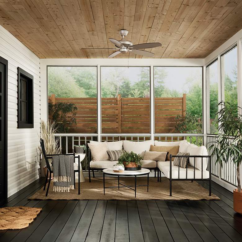 Image 6 52" Kichler Renew Brushed Nickel Ceiling Fan more views