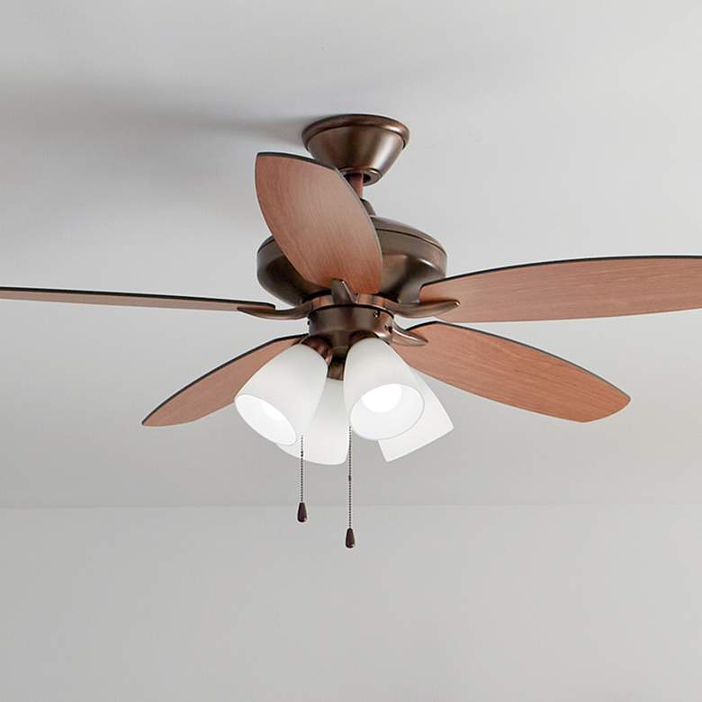 Image 2 52" Kichler Renew Oil Brushed Bronze LED Ceiling Fan