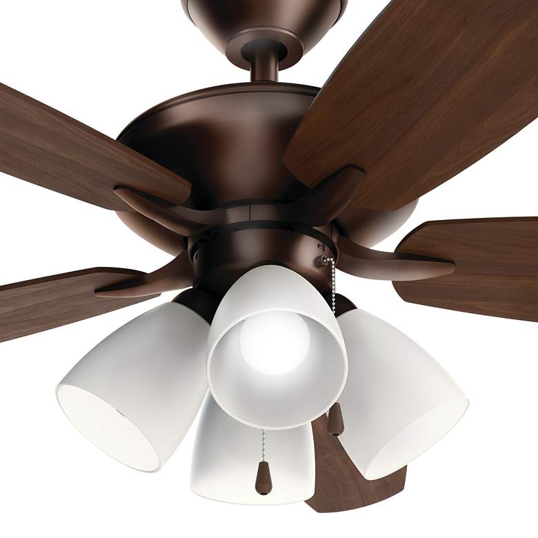 Image 5 52" Kichler Renew Oil Brushed Bronze LED Ceiling Fan more views