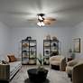 52" Kichler Renew Oil Brushed Bronze LED Ceiling Fan in scene
