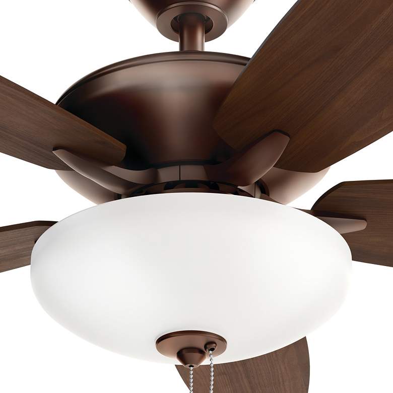 Image 4 52" Kichler Renew Oil-Brushed Bronze LED Hugger Fan more views