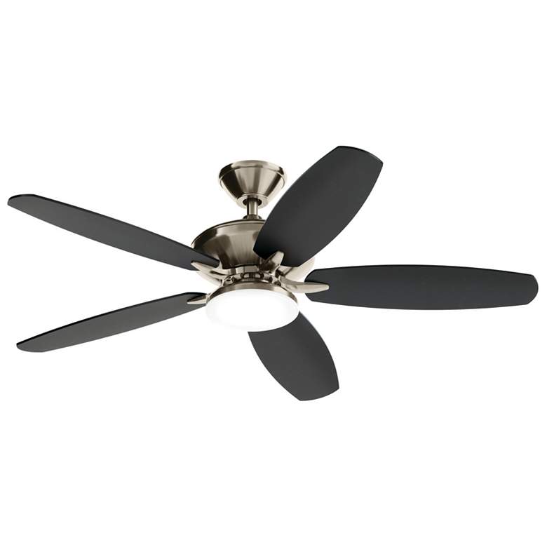 Image 3 52" Kichler Renew Painted Brushed Nickel LED Ceiling Fan