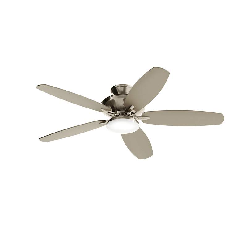 Image 4 52" Kichler Renew Painted Brushed Nickel LED Ceiling Fan more views