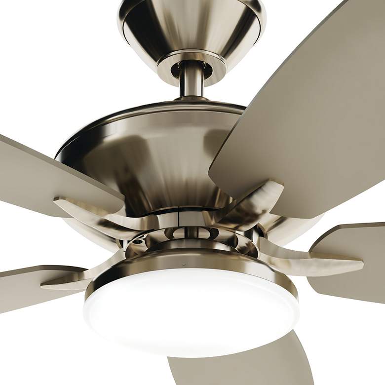 Image 5 52" Kichler Renew Painted Brushed Nickel LED Ceiling Fan more views