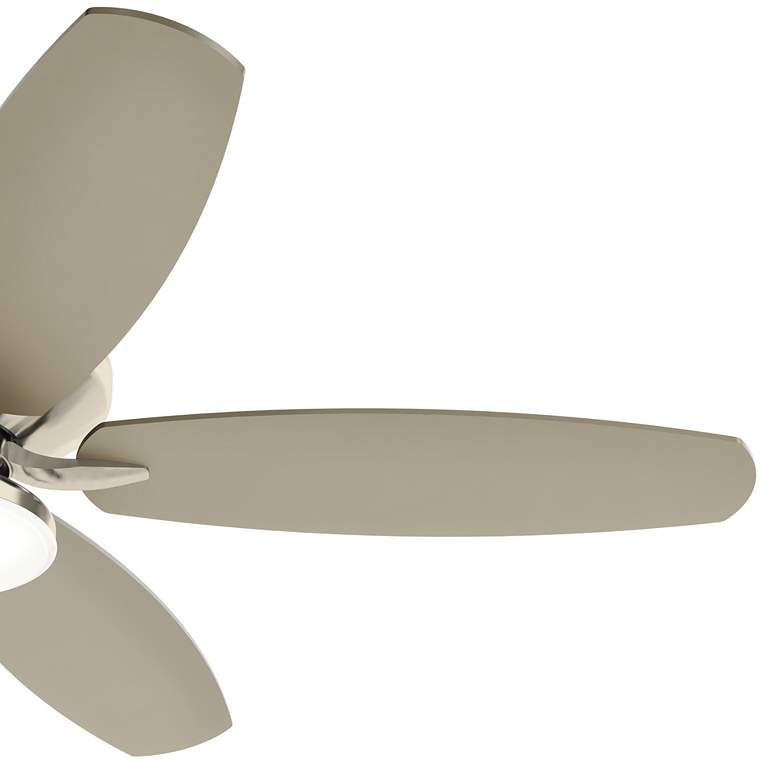 Image 6 52" Kichler Renew Painted Brushed Nickel LED Ceiling Fan more views
