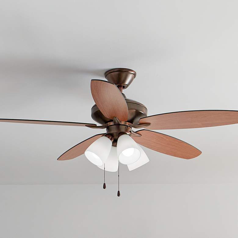 Image 2 52" Kichler Renew Premier Oil Bronze LED Ceiling Fan