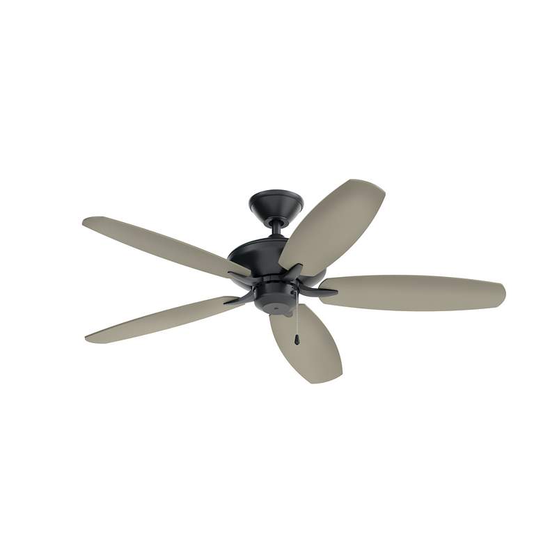 Image 4 52" Kichler Renew Satin Black Ceiling Fan more views