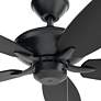 5_52" Kichler Renew Satin Black Ceiling Fan more views