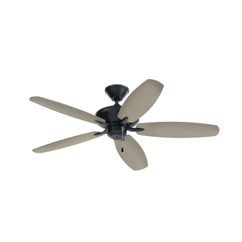Image 4 52" Kichler Renew Satin Black Ceiling Fan more views