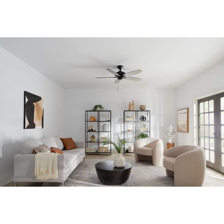 Image 7 52" Kichler Renew Satin Black Ceiling Fan more views