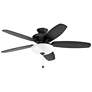52" Kichler Renew Select Black Ceiling Fan with Light and Pull Chain