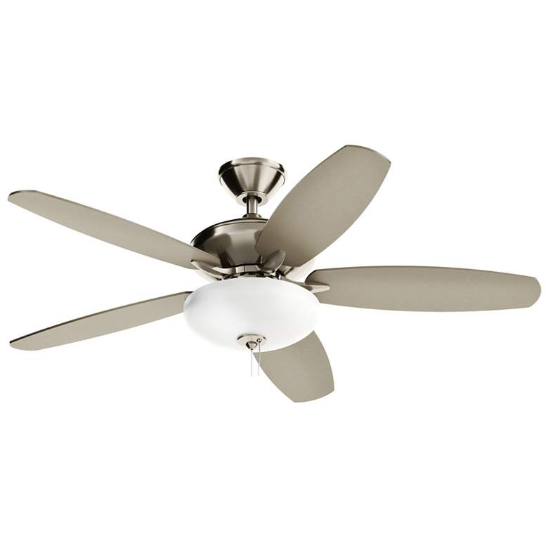 Image 2 52" Kichler Renew Select Brushed Steel 5-Blade LED Ceiling Fan