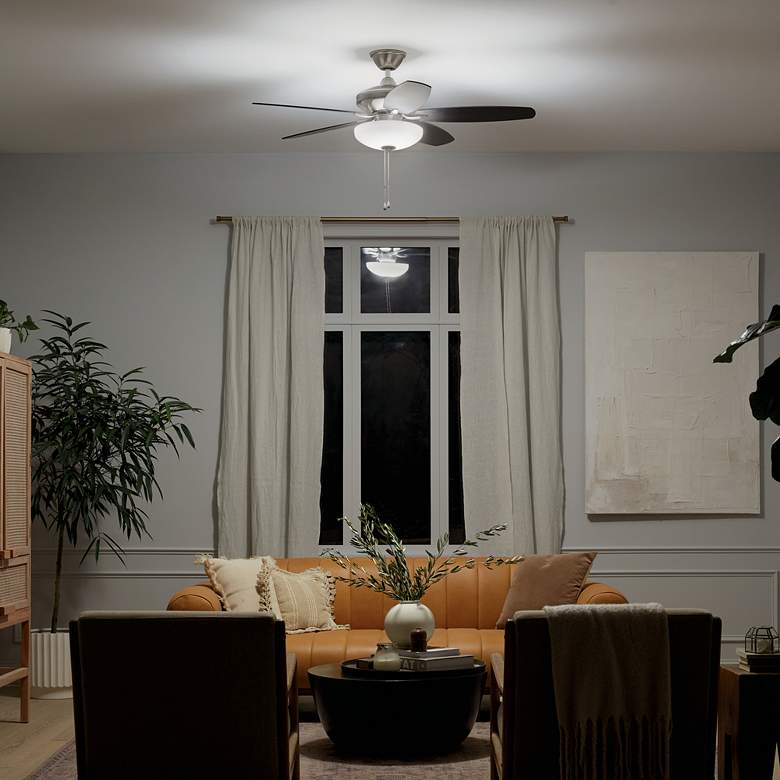 Image 5 52" Kichler Renew Select Brushed Steel 5-Blade LED Ceiling Fan more views